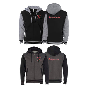 Nine Realms MMA Academy Varsity Zip-Up Hoodies #8080 B