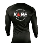 Kore BJJ All Black Custom Rash Guards Long Sleeves #8081 A