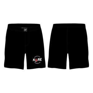 Kore BJJ All Black Custom Shorts #8081 A