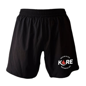 Kore BJJ All Black Custom Shorts 2.0 #8081 A
