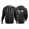 Kore BJJ Academy Sherpa Lined Zip-Up Hoodie #8081 B