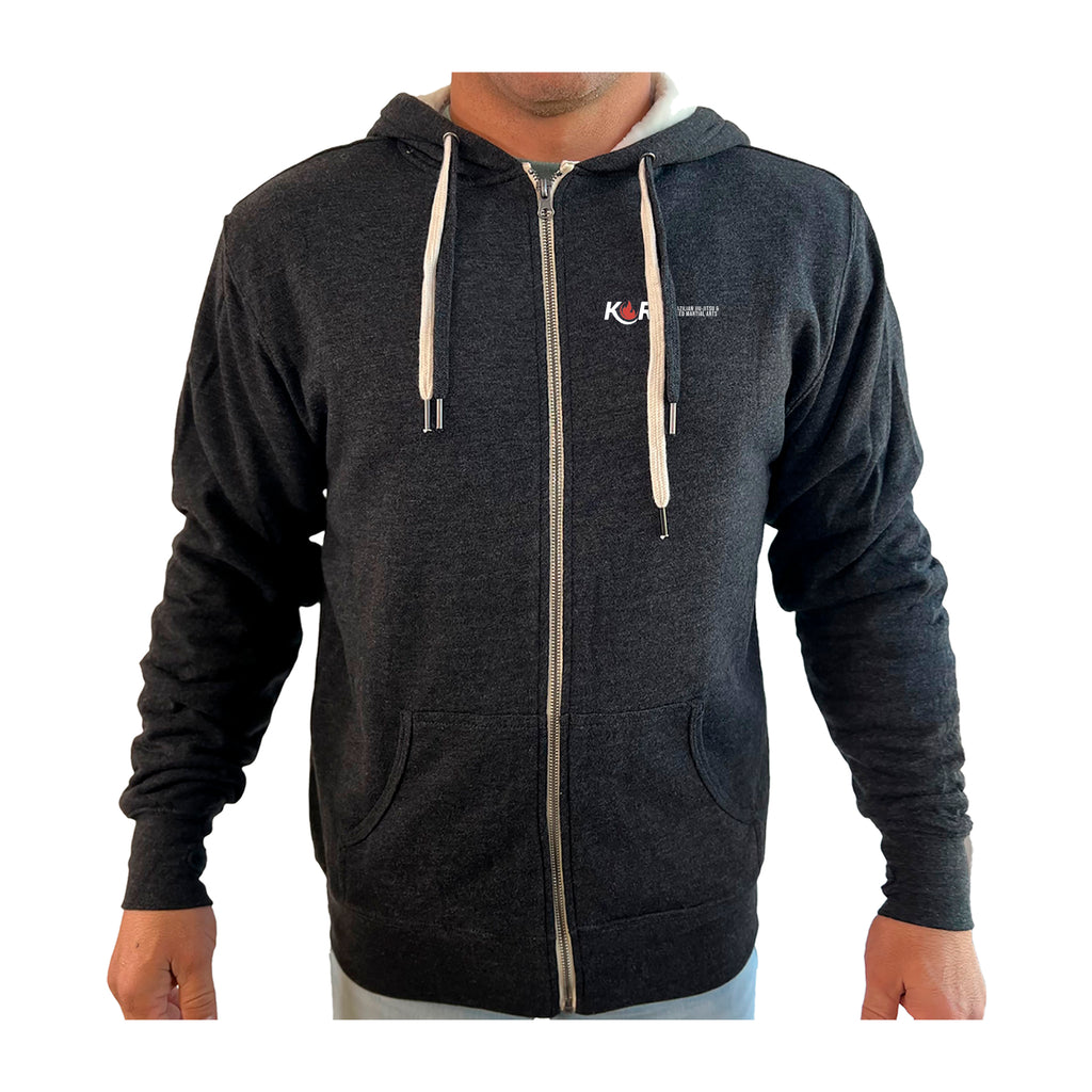 Kore BJJ Academy Sherpa Lined Zip-Up Hoodie #8081 B