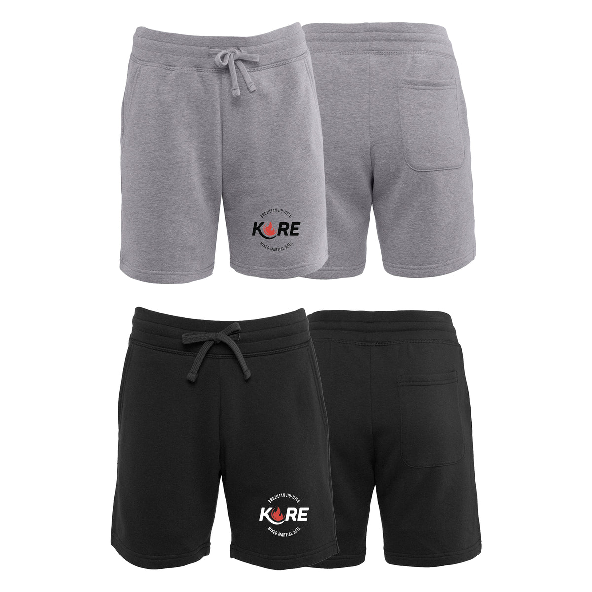Kore BJJ Academy Sweat Shorts #8081 A