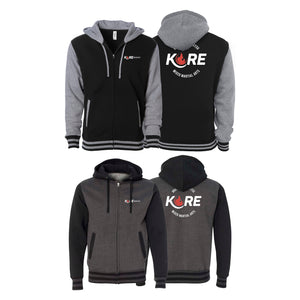 Kore BJJ Academy Varsity Zip-Up Hoodies #8081 B