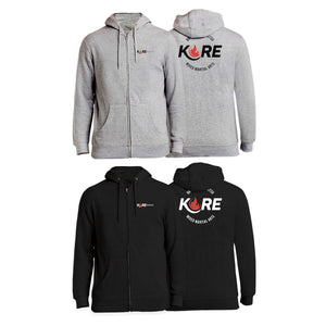 Kore BJJ Academy Zip-Up Hoodies #8081 B