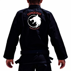Conquest BJJ Academy Kids Gi - Black #1414 A