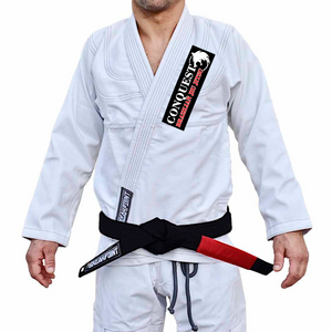 Conquest BJJ Academy Kids Gi - White #1414 A