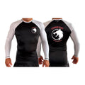 Conquest BJJ All Black Ranked Long Sleeve Rash Guards #8082 A