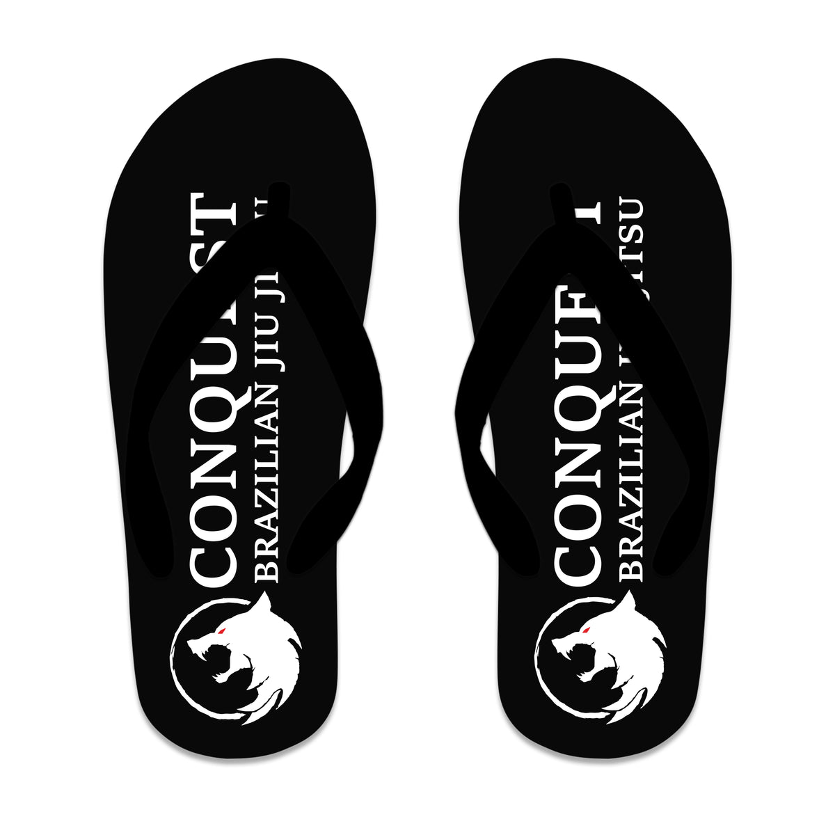 Conquest BJJ Academy Flip Flops #8082 A