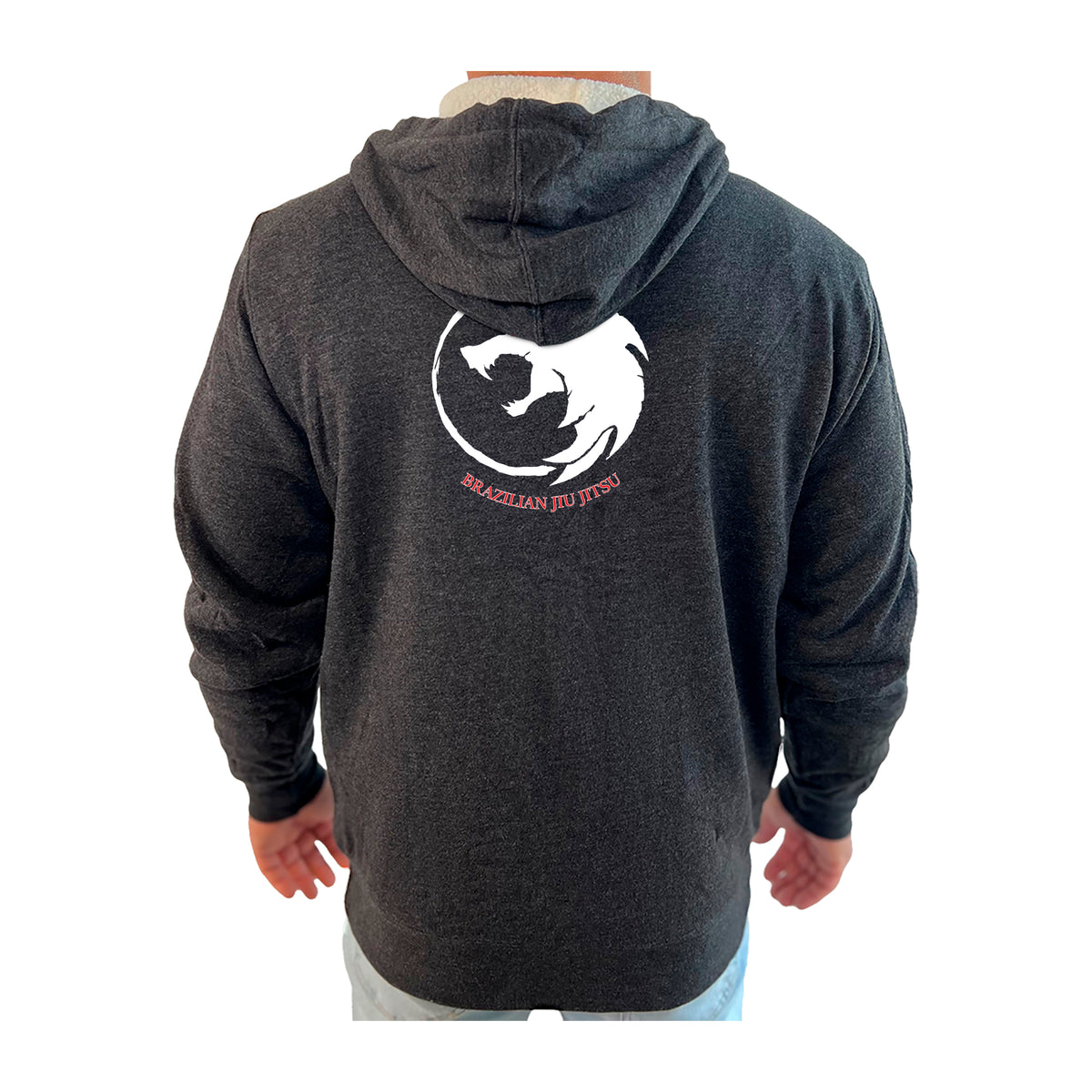 Conquest BJJ Academy Sherpa Lined Zip-Up Hoodie #8082 A