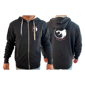 Conquest BJJ Academy Sherpa Lined Zip-Up Hoodie #8082 A