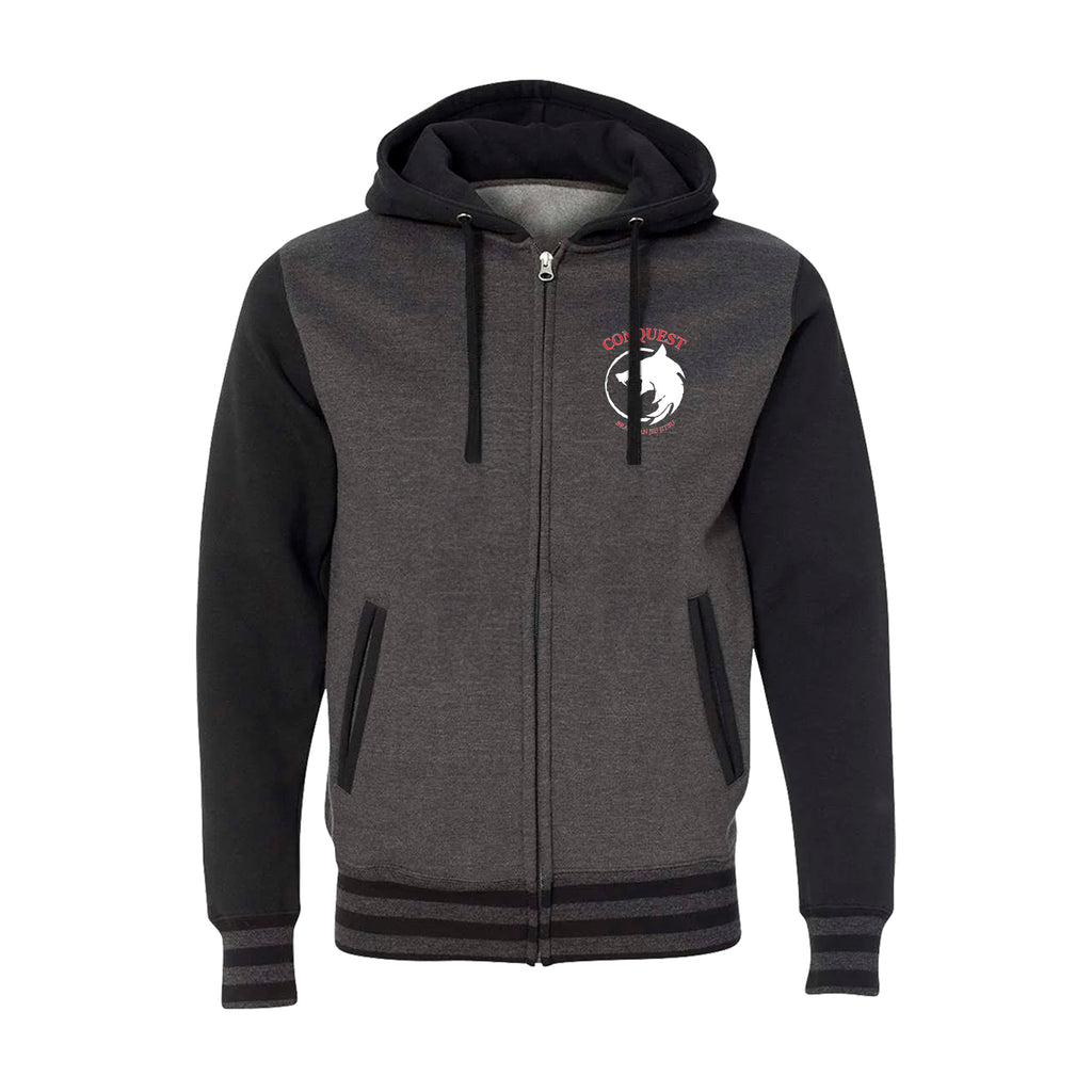 Conquest BJJ Academy Varsity Zip-Up Hoodies #8082 A