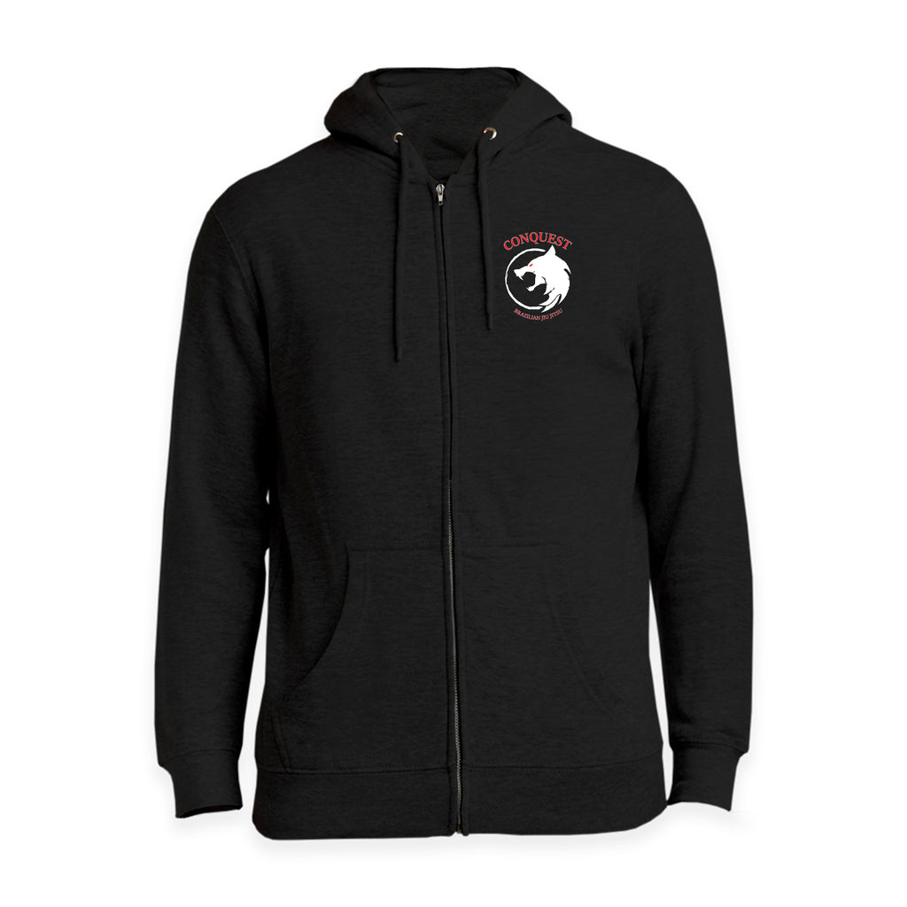 Conquest BJJ Academy Zip-Up Hoodies #8082 A