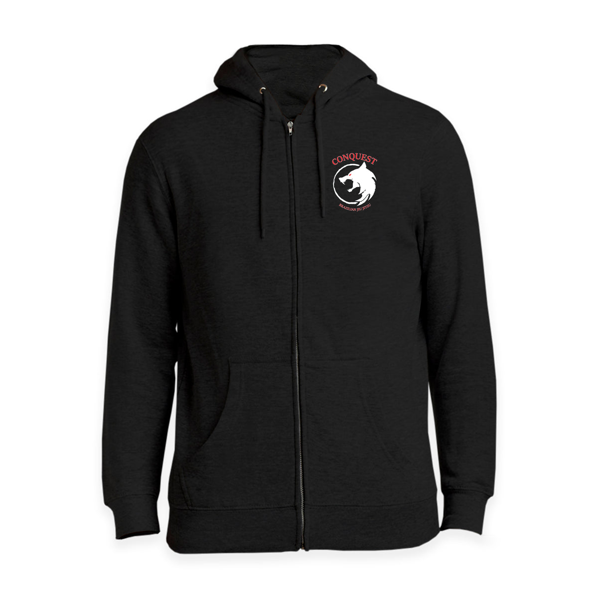 Conquest BJJ Academy Zip-Up Hoodies #8082 A