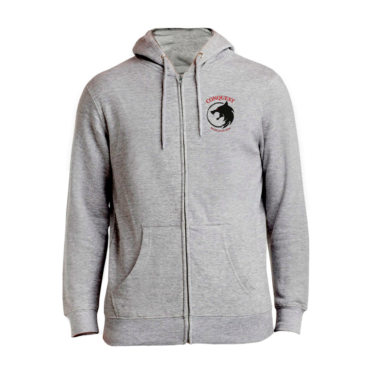 Conquest BJJ Academy Zip-Up Hoodies #8082 A