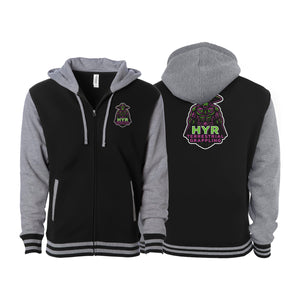 HYR Terrestrial Grappling Academy Varsity Zip-Up Hoodies #8083 B