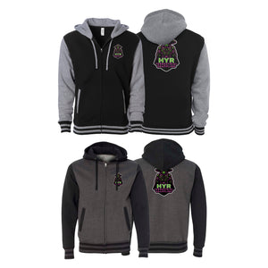 HYR Terrestrial Grappling Academy Varsity Zip-Up Hoodies #8083 B