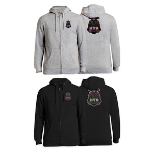 HYR Terrestrial Grappling Academy Zip-Up Hoodies #8083 B