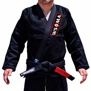 Warrior Strength Martial Arts Academy Kids Gi - Black and Blue #1067 A
