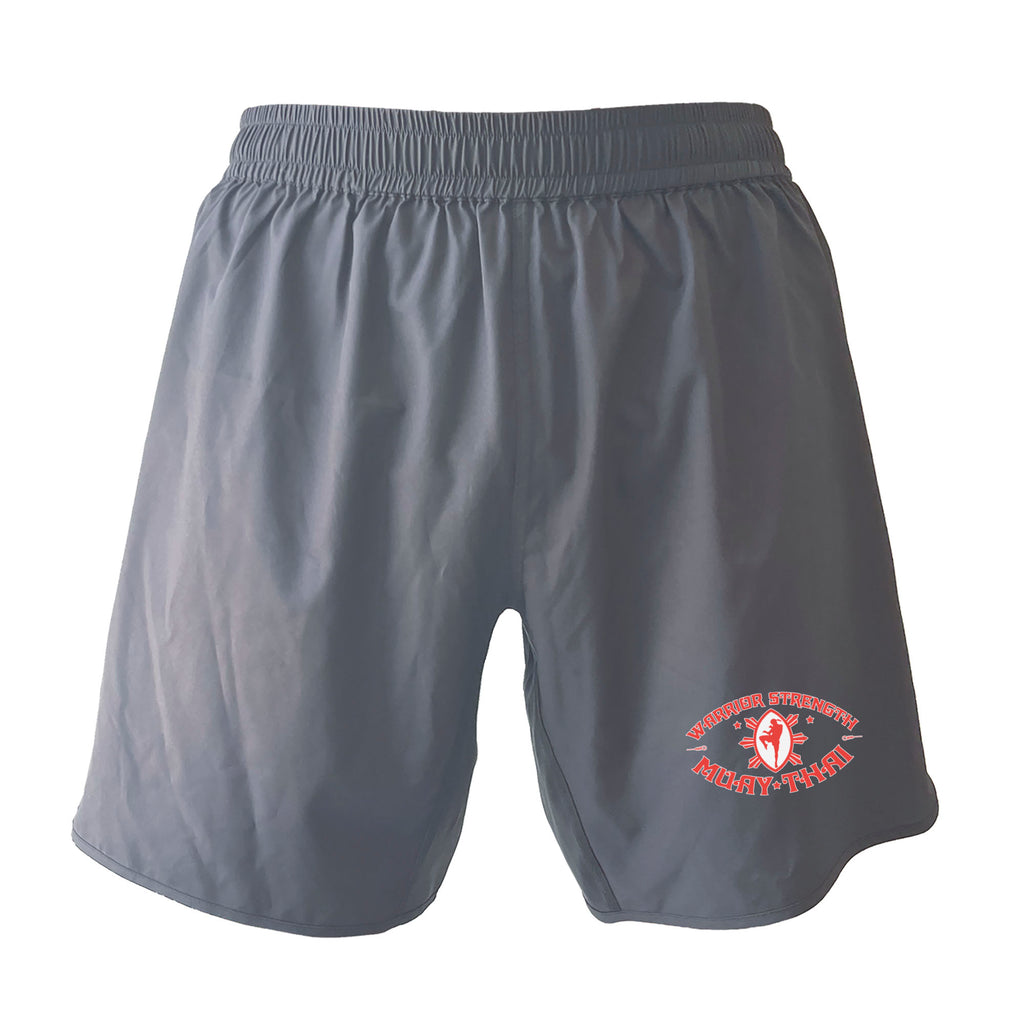 Warrior Strength Martial Arts Custom Grey Shorts 2.0 #8084 K