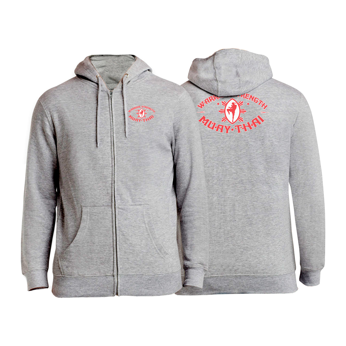 Warrior Strength Martial Arts Academy Zip-Up Hoodies #8084 K