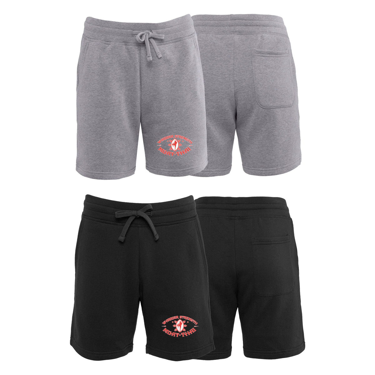 Warrior Strength Martial Arts Academy Sweat Shorts #8084 K