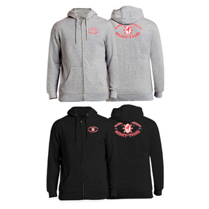 Warrior Strength Martial Arts Academy Zip-Up Hoodies #8084 K