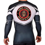 Warrior Strength Martial Arts Academy Rash Guards Black/White #8084 M