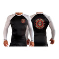 Warrior Strength Martial Arts All Black Ranked Long Sleeve Rash Guards #8084 M