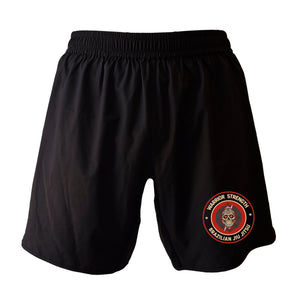 Warrior Strength Martial Arts All Black Custom Shorts 2.0 #8084 M