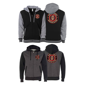 Warrior Strength Martial Arts Academy Varsity Zip-Up Hoodies #8084 M