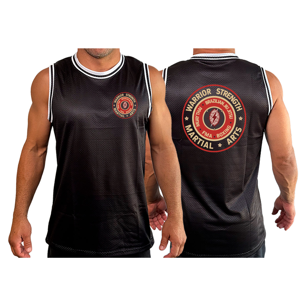 Warrior Strength Martial Arts Academy Basketball Jerseys #8084 N