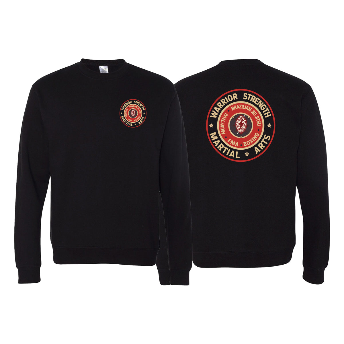 Warrior Strength Martial Arts Academy Crewneck Sweatshirt #8084 N
