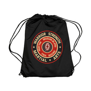 Warrior Strength Martial Arts Academy Drawstring Bags #8084 N