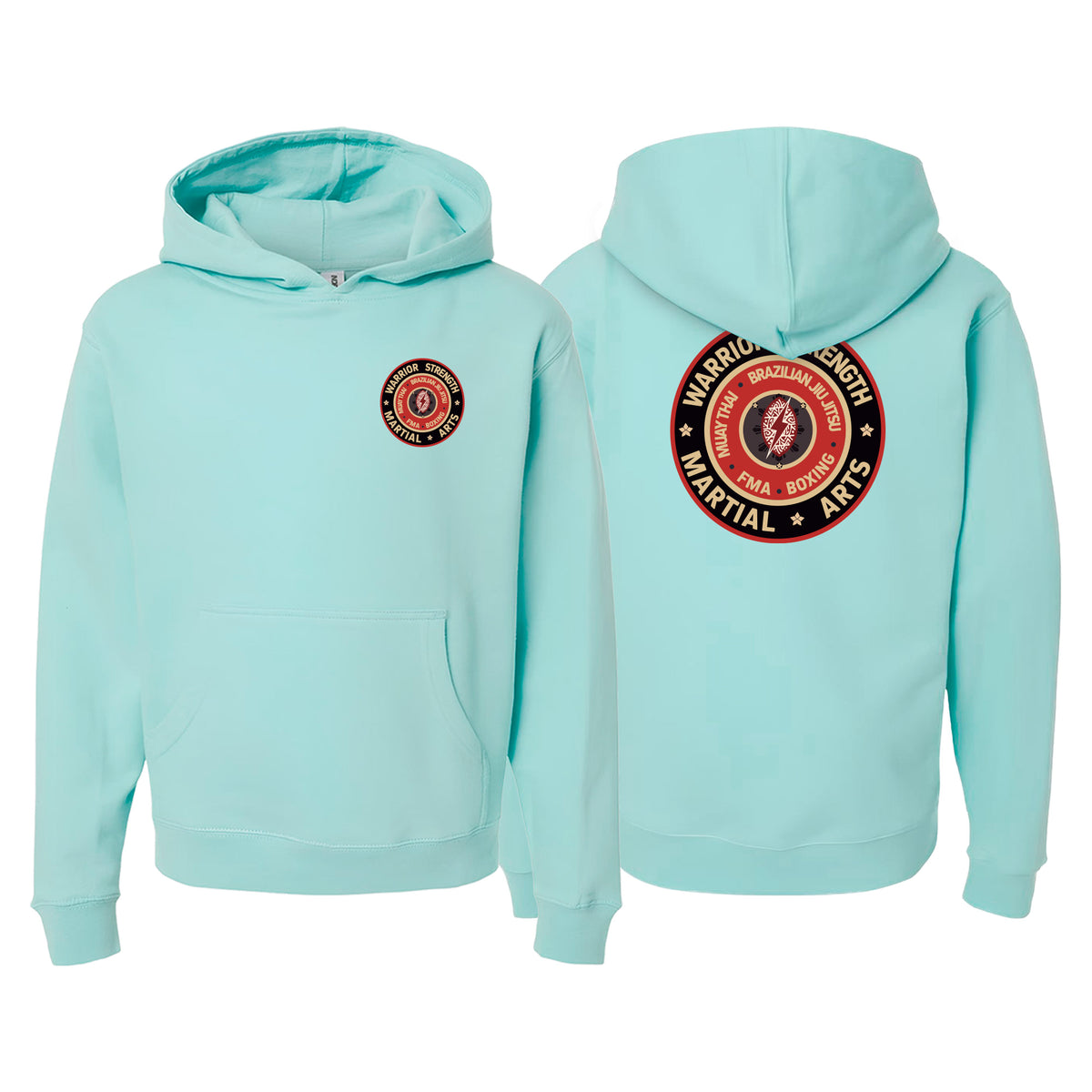 Warrior Strength Martial Arts Academy Sweater Kids Hoodie #8084 N