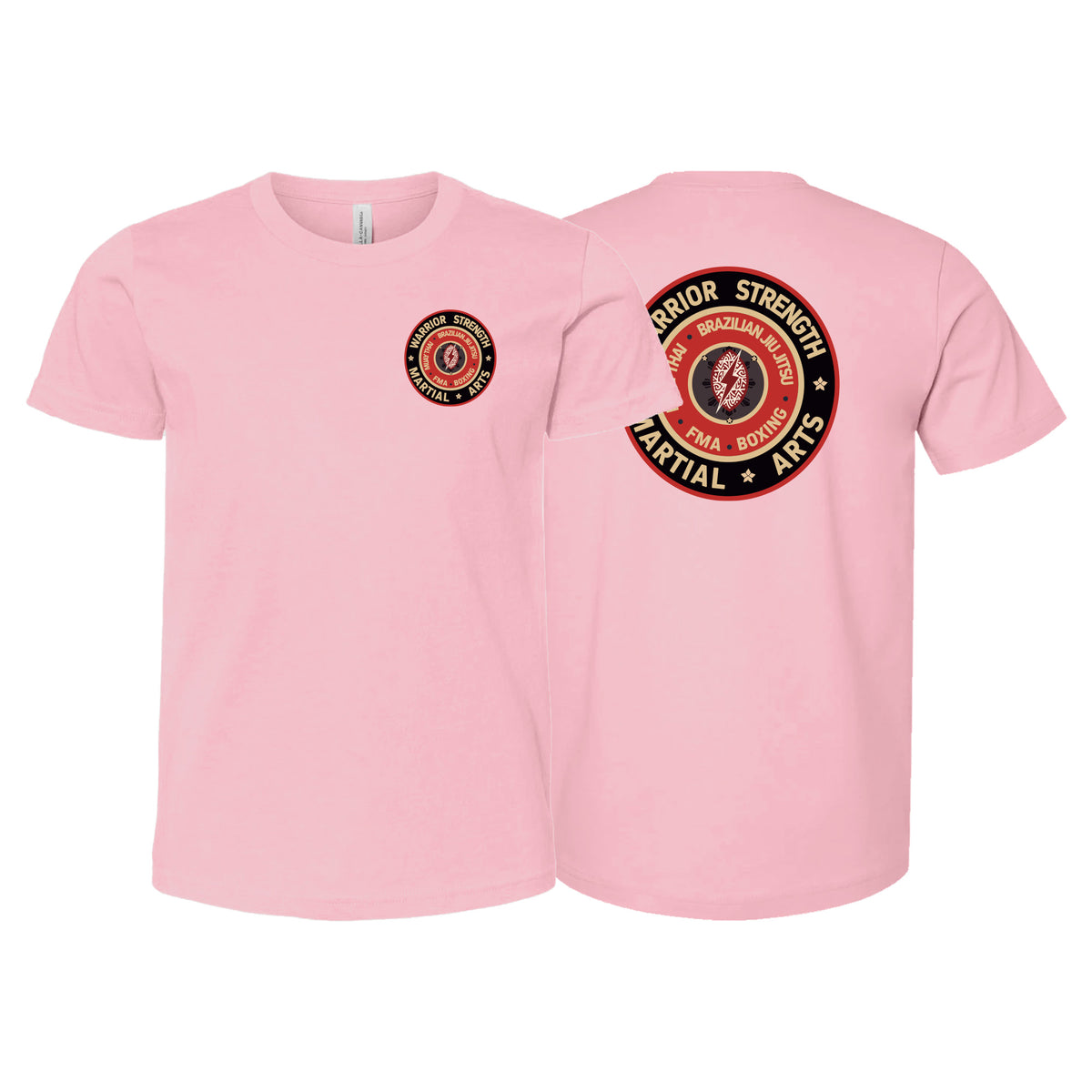 Warrior Strength Martial Arts Academy Kids Shirts #8084 N