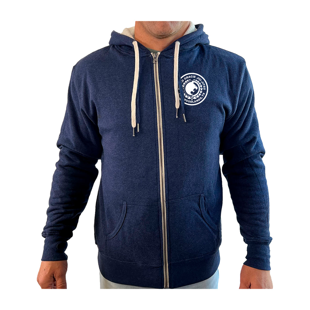 Renzo Gracie The Woodlands Academy Sherpa Lined Zip-Up Hoodie #8085 A