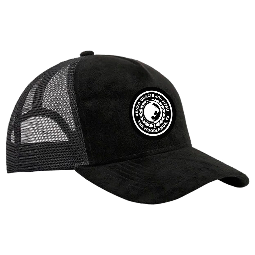 Renzo Gracie The Woodlands Suede Trucker Hat #8085 A