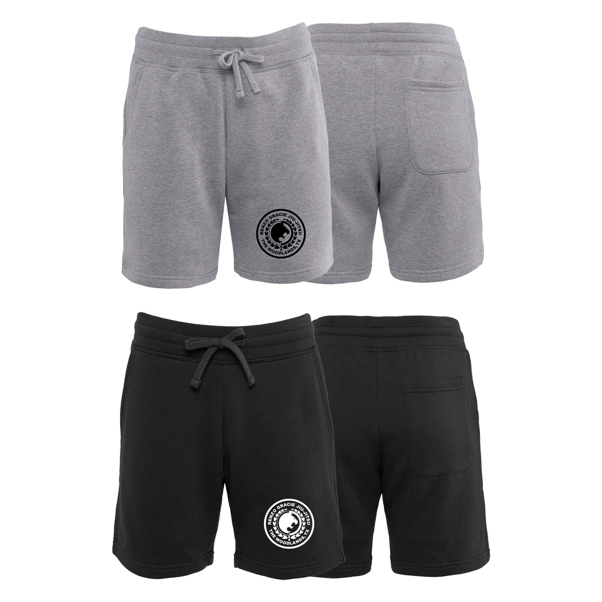 Renzo Gracie The Woodlands Academy Sweat Shorts #8085 A