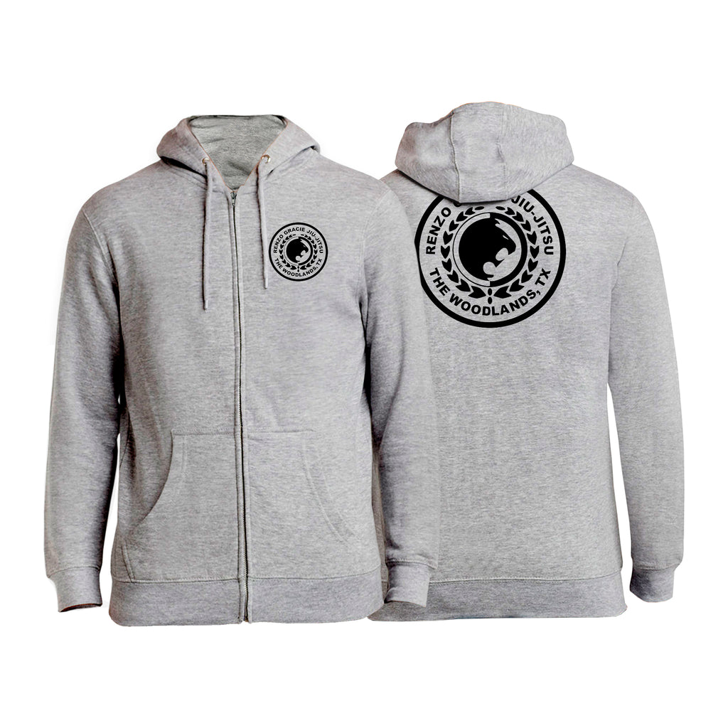 Renzo Gracie The Woodlands Academy Zip-Up Hoodies #8085 A