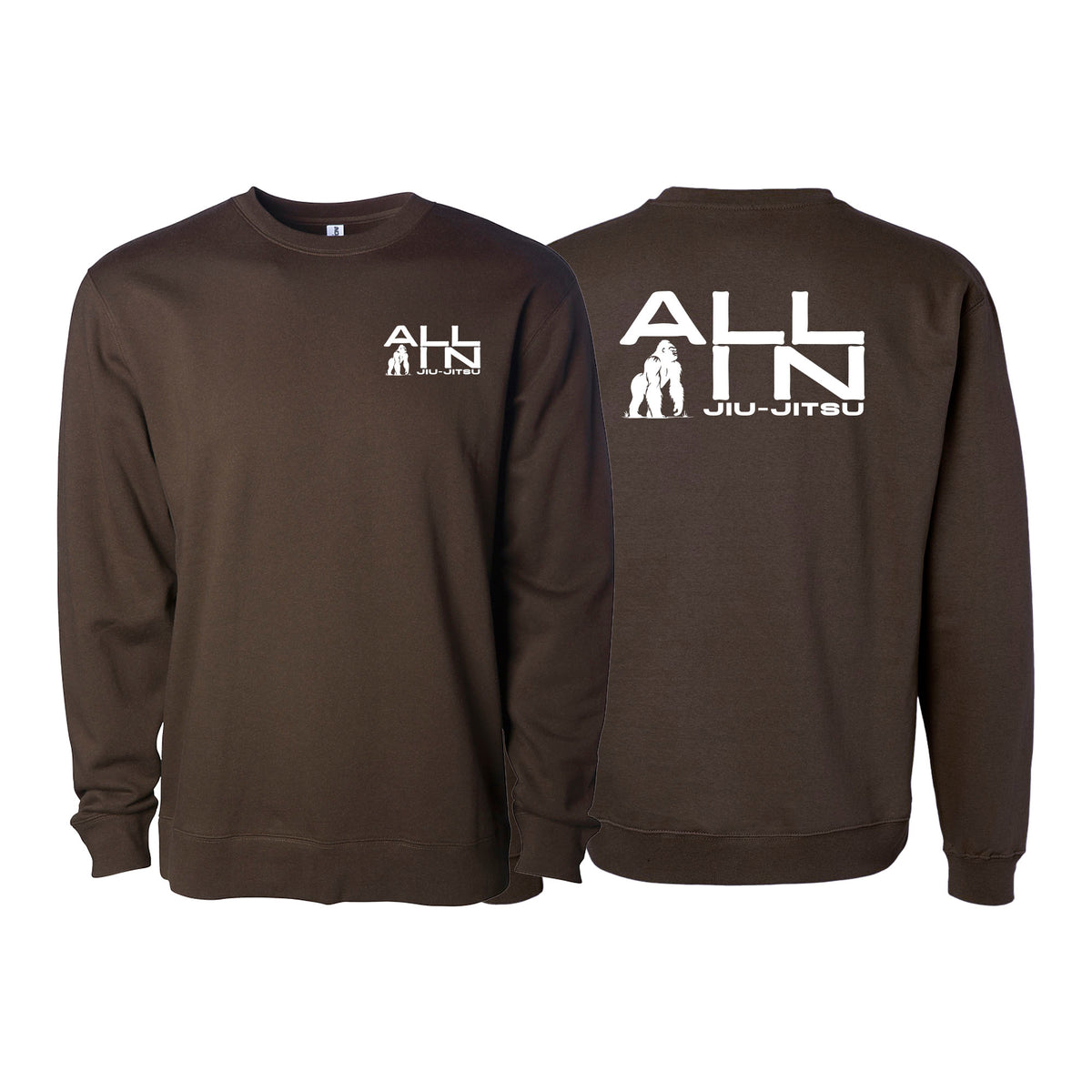 ALL IN Jiu Jitsu Academy Crewneck Sweatshirt #8086 A
