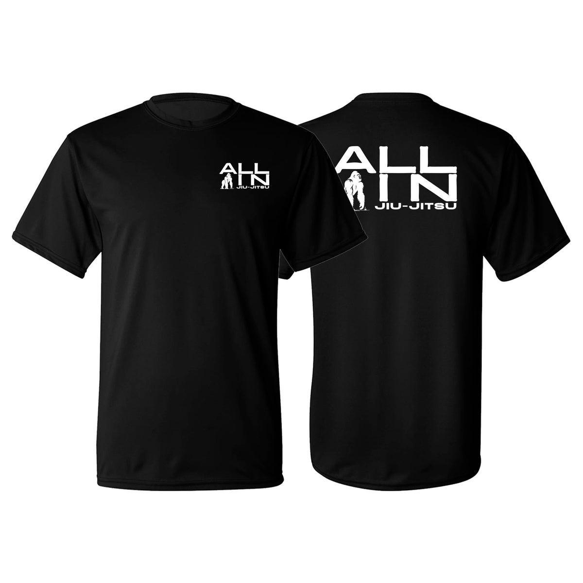 ALL IN Jiu Jitsu Academy Dry Fit Shirts #8086 A
