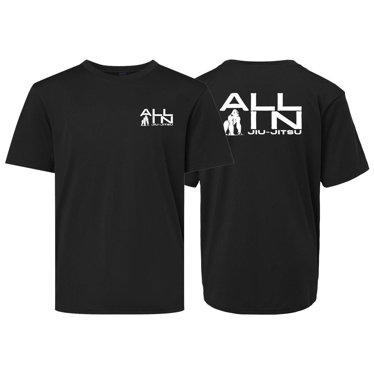ALL IN Jiu Jitsu Academy Dry Fit Kids Shirts #8086 A