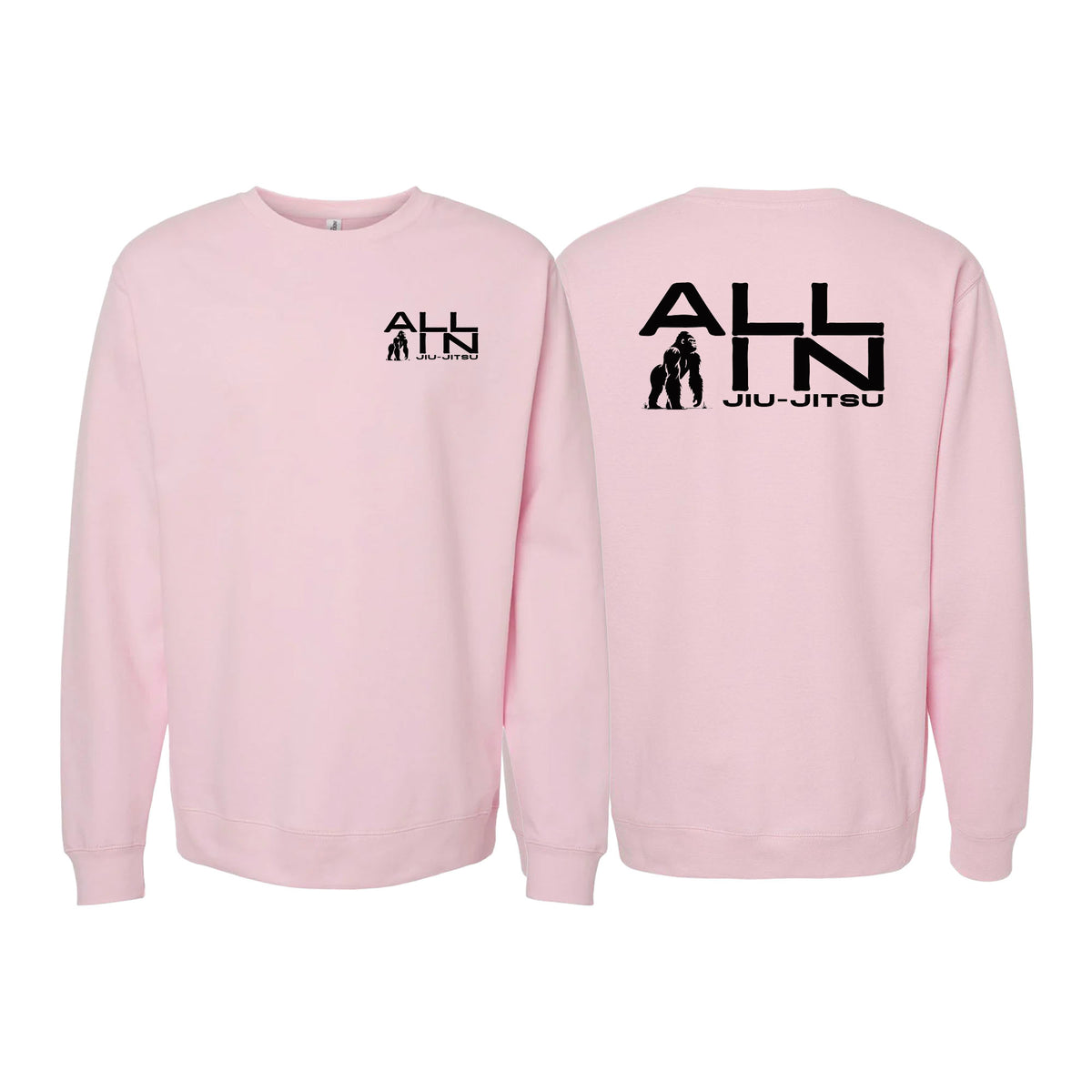 ALL IN Jiu Jitsu Academy Crewneck Sweatshirt #8086 A