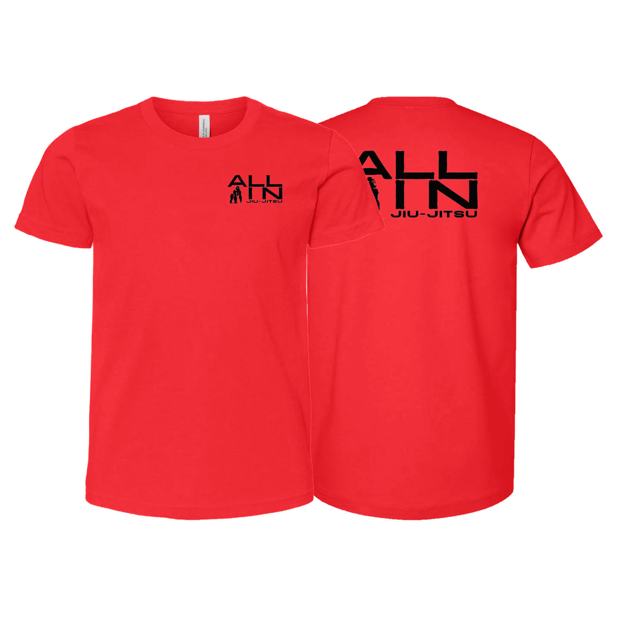 ALL IN Jiu Jitsu Academy Kids Shirts #8086 A