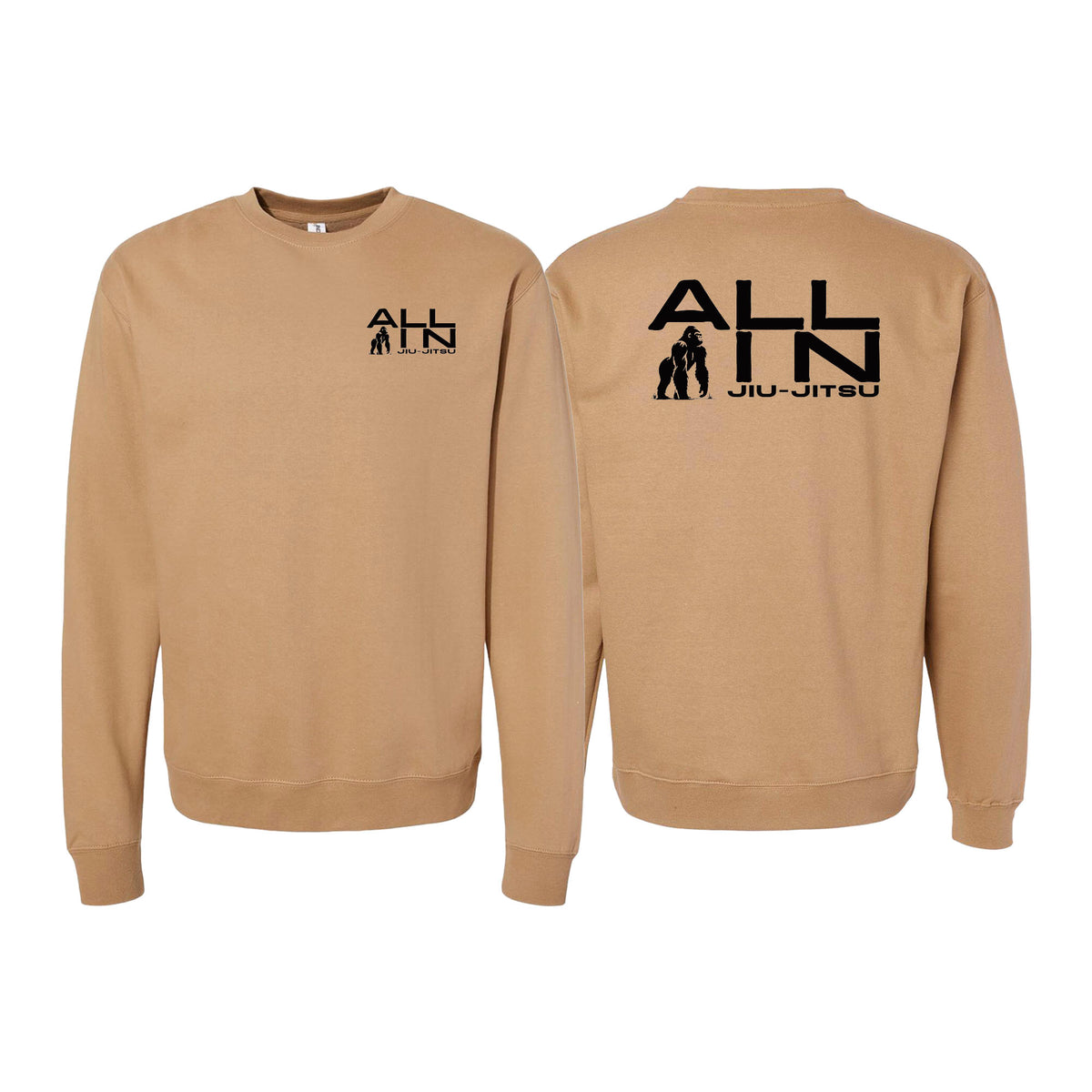 ALL IN Jiu Jitsu Academy Crewneck Sweatshirt #8086 A