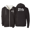 ALL IN Jiu Jitsu Academy Sherpa Lined Zip-Up Hoodie #8086 A