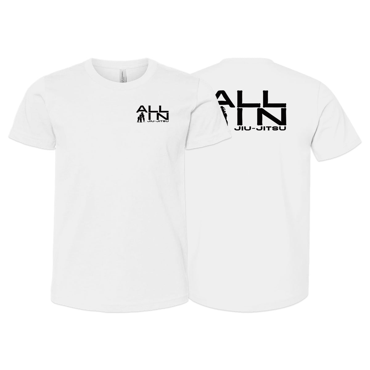 ALL IN Jiu Jitsu Academy Kids Shirts #8086 A