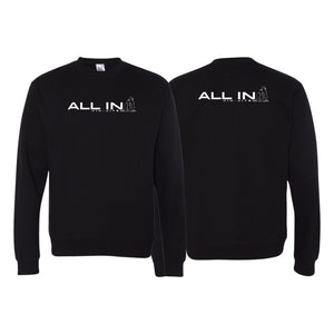 ALL IN Jiu Jitsu Academy Crewneck Sweatshirt #8086 B