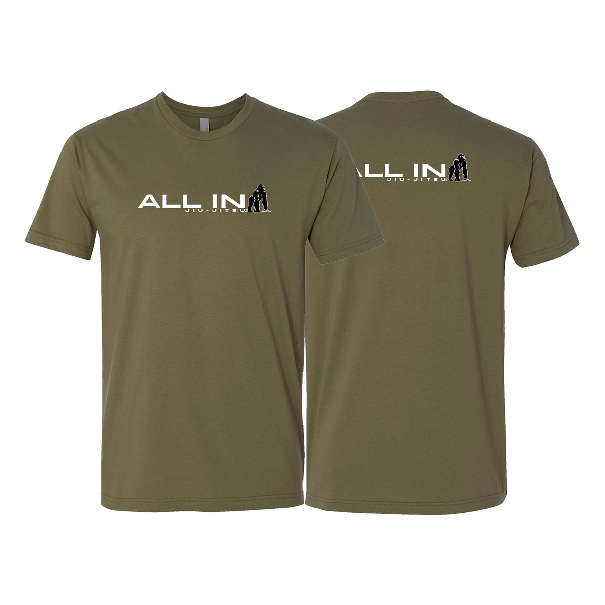ALL IN Jiu Jitsu Next Level Adult Shirts #8086 B